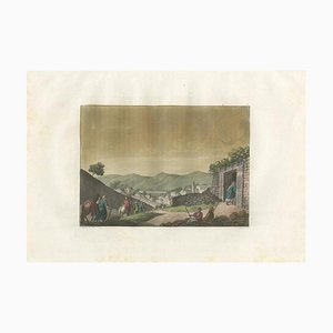 Ferrario, Le Tombeau de Lazare, 1831, Impression sur Papier
