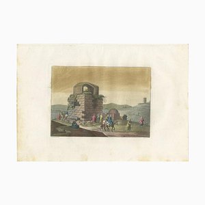 Ferrario, Les Ruines du Tombeau de Rachel, 1831, Impression sur Papier