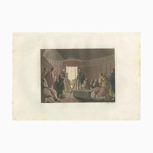 Ferrario, L'entrée de l'église du Saint-Sépulcre, 1831, Impression sur Papier