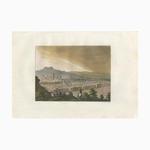 Ferrario, Jérusalem depuis le mont des Oliviers, 1831, impression