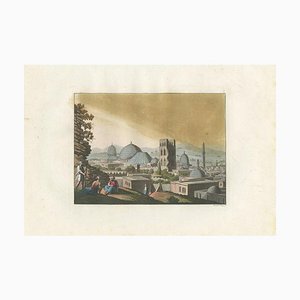 Ferrario, Jérusalem et église du Saint-Sépulcre, 1831, impression