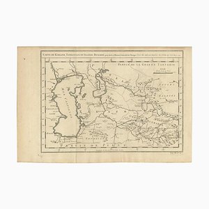 Antique Map of Khwarezm, Turkestan and Great Bukhara by Bellin, 1749
