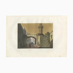 Ferrario, Ruines de la Tour Antonia, 1831, Impression
