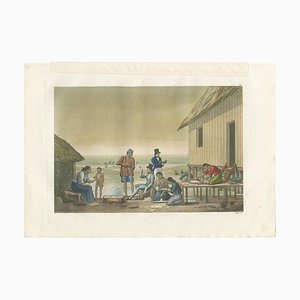 Ferrario, Les Occupations du Peuple Agagna, 1831, Impression