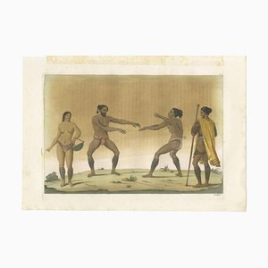 Ferrario, Habitants des îles Carolines à Guam, 1831, Impression