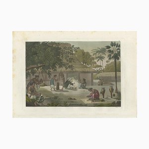 Ferrario, A Domestic Scene in Kupang, 1831, Impression