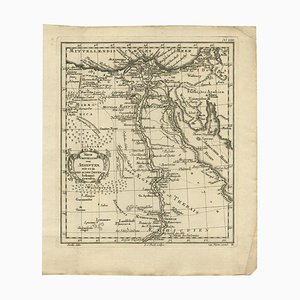 Antique Map of Egypt by Van Dùren, 1749