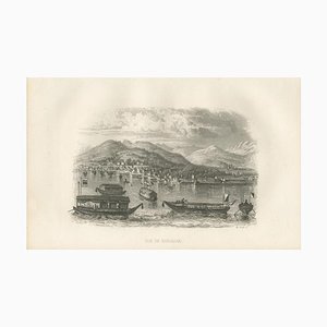 D'Urville, View of Nagasaki, 1853, Print