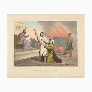 Becquet Frères, No. 27: Eleazar and the Seven Maccabees, 1840, Print