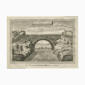 Fliegende Brücke in China, 1747, Papier