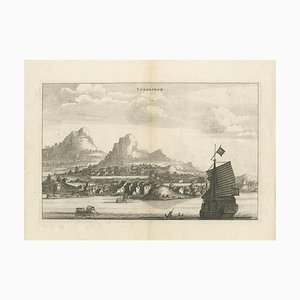 J. Nieuhof, City of Tonglingh, China, 1666, Print