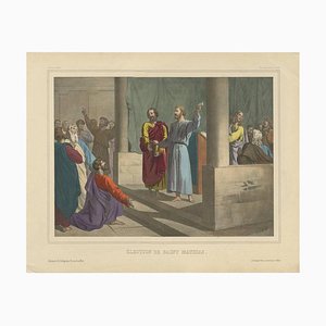 Becquet Freres, No. 42 Election of Saint Matthias, 1840, Print