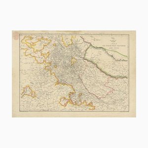 Antique Map of Northwestern India by Weller, 1857