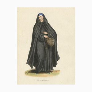 Tiron, Armenische Nonne, 1845, Handkolorierter Druck