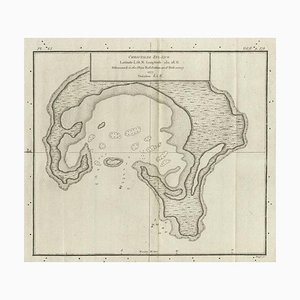 Antique Map of Christmas Island by Cook, c.1781