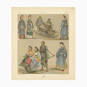 Racinet, Asian Costumes, 1880, Paper