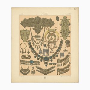 Racinet, Asian Jewelry, 1880, Paper
