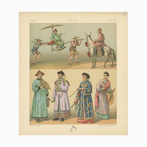 Racinet, Asian Costumes, 1880, Paper