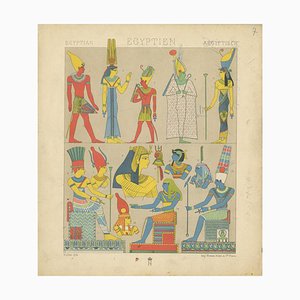 Racinet, Egyptian Outfits, 1880, Paper