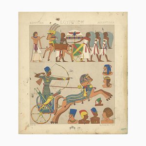 Racinet, Egyptian Outfits, 1880, Paper