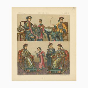 Racinet, Chinese Costumes, 1880, Paper