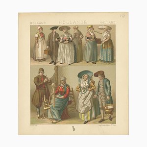 Racinet, Holland Outfits, 1880, Paper