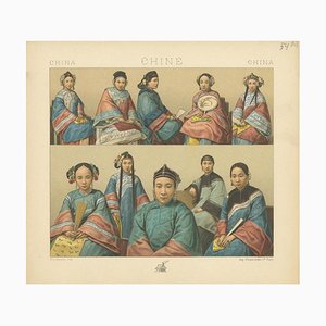 Racinet, Chinese Costumes, 1880, Paper