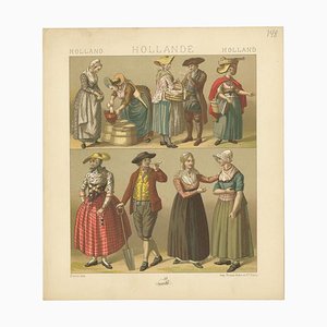 Racinet, Holland Outfits, 1880, Paper