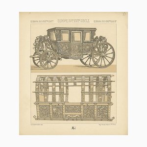 Racinet, European 16th-17th Century Carriage, 1880, Paper
