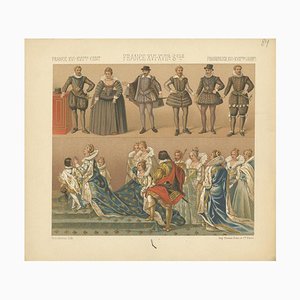 Racinet, French Xvi-Xviith Century Costumes, 1880, Paper