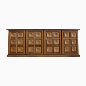 Aparador brutalista vintage, años 70