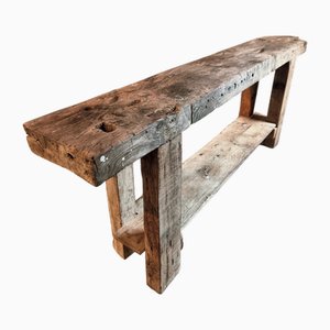 Antique French Oak Workbench, 19th Century