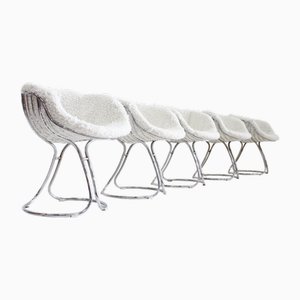 Chaises de Salle à Manger Pan Am par Gastone Rinaldi pour Rima, 1970s, Set de 5