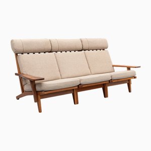 GE-375/3 Three-Seater Sofa by Hans Wegner for Getama