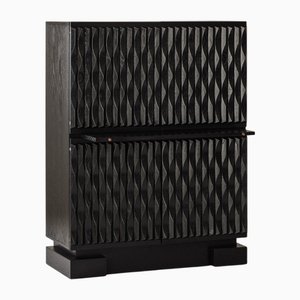 Credenza brutalista vintage di Maison Aurora, anni '70