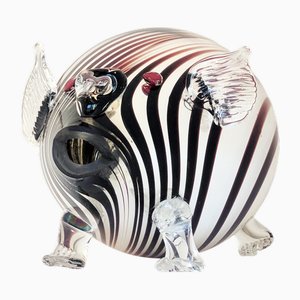 Escultura surrealista de cristal de Murano, años 60