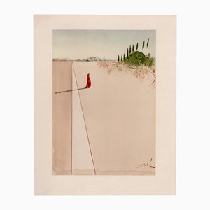 Salvador Dali, The Delightful Mountain, 1964, Original Woodcut