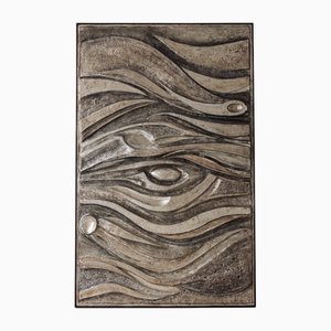 Großes brutalistisches Kunstwerk aus Fiberglas, 1960er