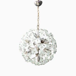 Brutalist Sputnik Chandelier in Glass, 1970s