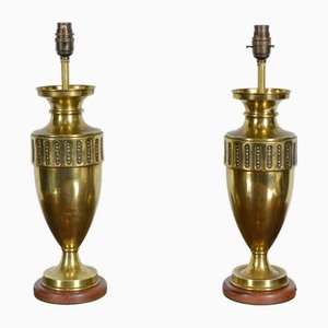 Lampes de Bureau Vase Urne Art Nouveau Début du 20ème Siècle, France, 1910, Set de 2