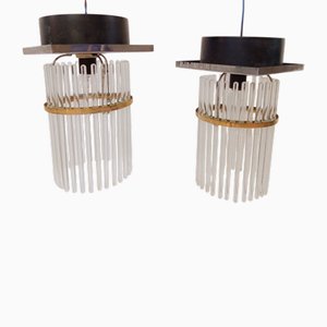 Pendant Lamps by Gaetano Sciolari for Lightolier, 1960s, Set of 2