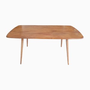 Mid-Century Ercol Plank Vintage Dining Table Vintage Blonde 1960s by Lucian Ercolani for Ercol