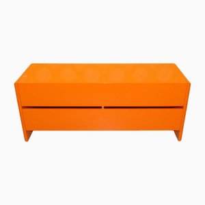Pop Art Orange Model 32244 Quadro Chest by Jürgen Lange for Schönbuch, 1970s