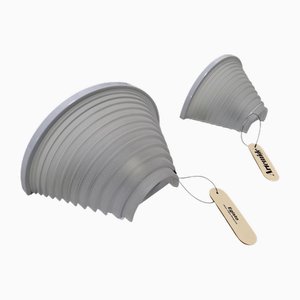 Postmoderne Egisto 28 Parete Wandlampen von Angelo Mangiarotti für Artemide, Italien, 1980er, 2er Set