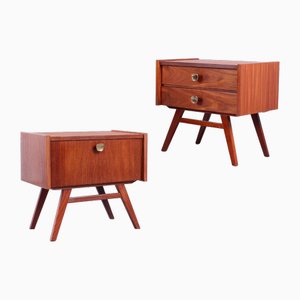 Vintage Danish Nightstands in Teak from Fristho, 1950s, Set of 2