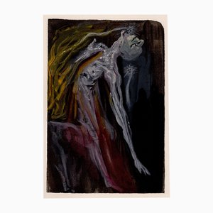 Salvador Dali, The Erinyes, 1964, Original Woodcut
