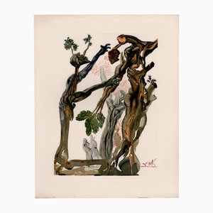 Salvador Dali, The Wood of the Self-Murderers, 1964, gravure sur bois originale