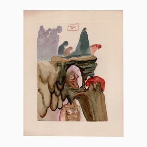 Salvador Dali, Les avocats, 1964, Gravure sur bois originale