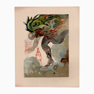 Salvador Dali, La prophétie de Vanni Fucci, 1964, gravure sur bois originale