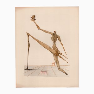 Salvador Dali, Bertran de Born, 1964, Xilografía original